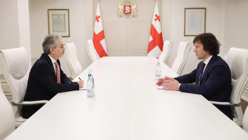ირაკლი კობახიძე საქართველოში ისრაელის ელჩს შეხვდა