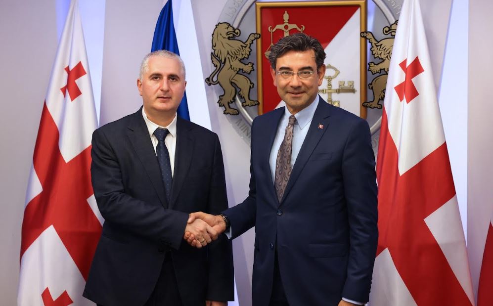 ლაშა ხუციშვილი თურქეთის ელჩს შეხვდა