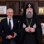 სრულიად საქართველოს კათოლიკოს-პატრიარქი შიო მესამე იტალიის ელჩს შეხვდა