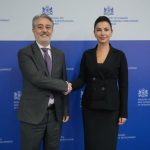 მარიამ ქვრივიშვილმა ისრაელის ახლად დანიშნულ ელჩთან, ვალიდ აბუ ჰაიასთან გაცნობითი ხასიათის შეხვედრა გამართა