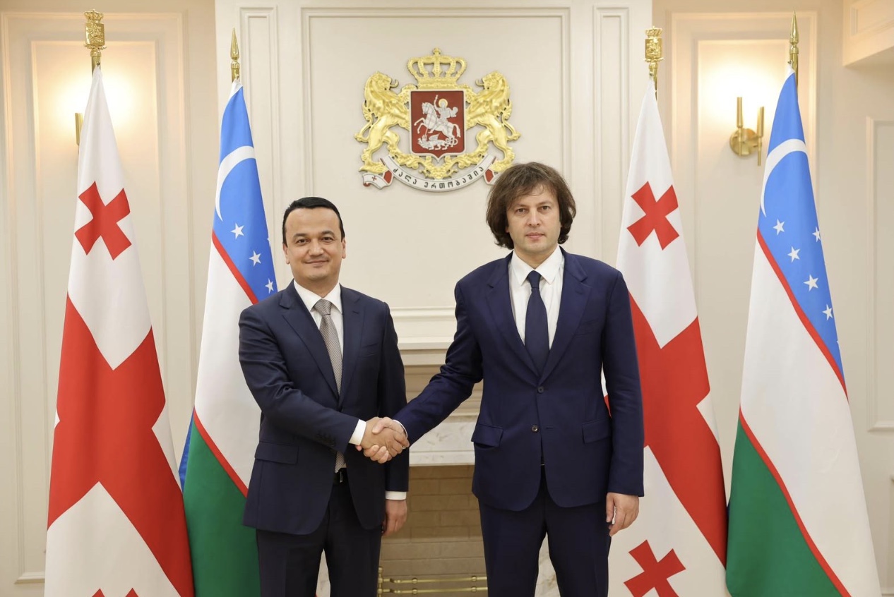 ირაკლი კობახიძე უზბეკეთის ინვესტიციების, ინდუსტრიისა და ვაჭრობის მინისტრს შეხვდა