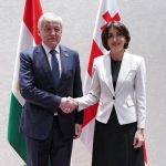 მაკა ბოჭორიშვილი ტაჯიკეთის საგარეო საქმეთა მინისტრს სიროჯიდინ მუხრიდინს შეხვდა